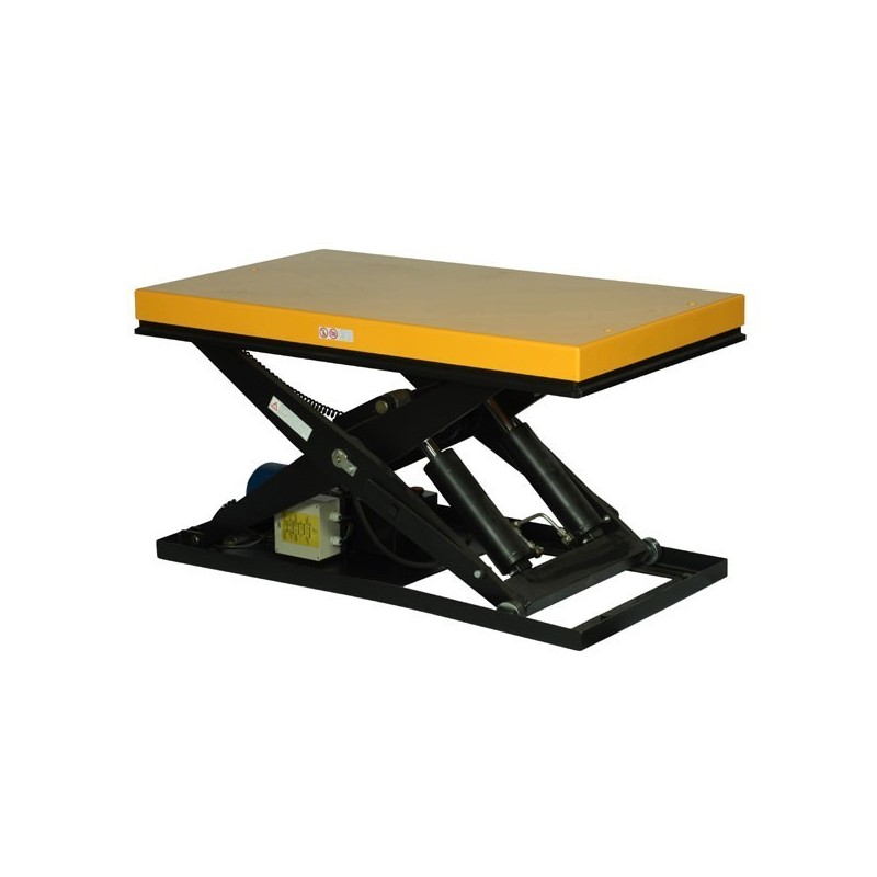 Vista general de la mesa elevadora eléctrica 2000kg 1300x800mm 380V