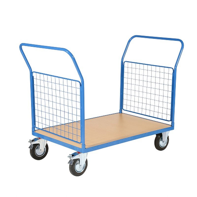 Carro con malla 500kg vista desde 3/4