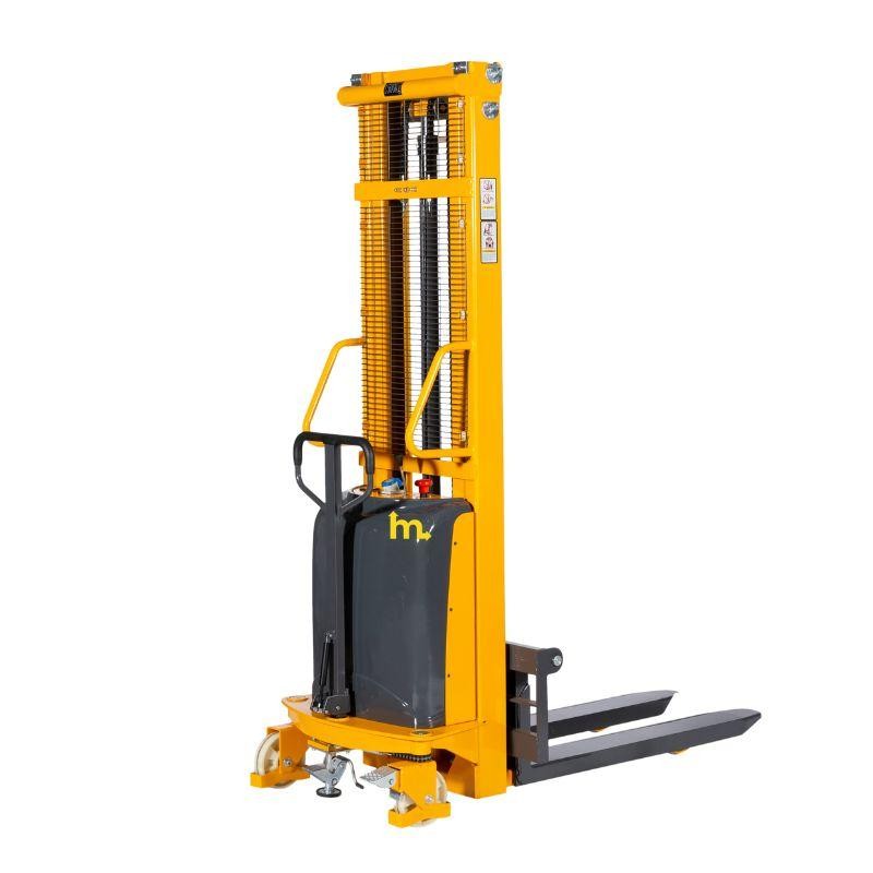 Vista general del apilador semi eléctrico 1500kg 2500mm