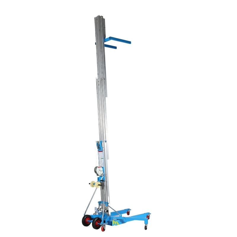 Elevador de materiales 6500mm de medio perfil