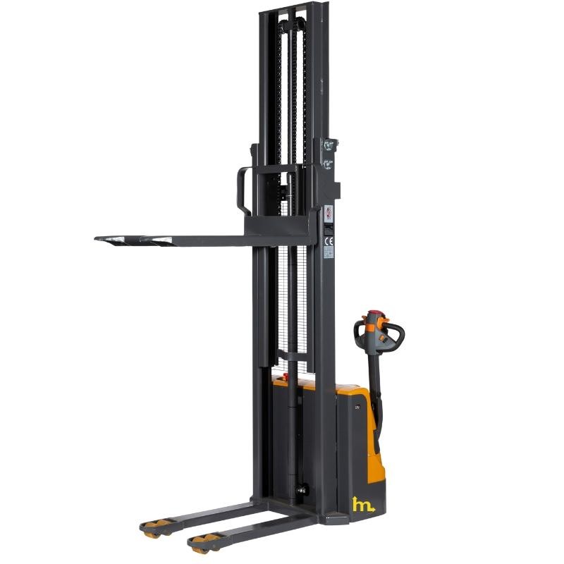 visión 3/4 Apilador eléctrico 3000 mm Capacidad 1500 kg