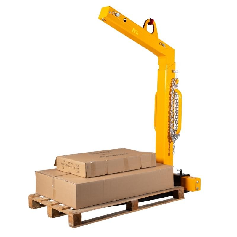 Elevador auto-equilibrado 3000kg con paleta y cartones