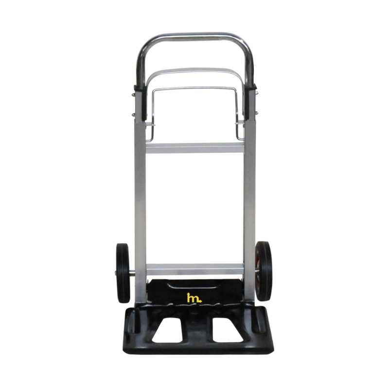 Vista delantera de la Carretilla de aluminio plegable - 90 kg sin desplegar