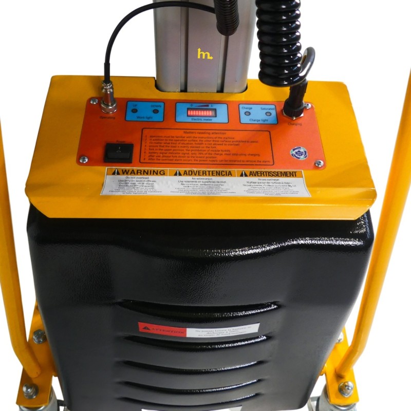 Zoom del apilador semieléctrico 100 kg - Elevación 2000 mm